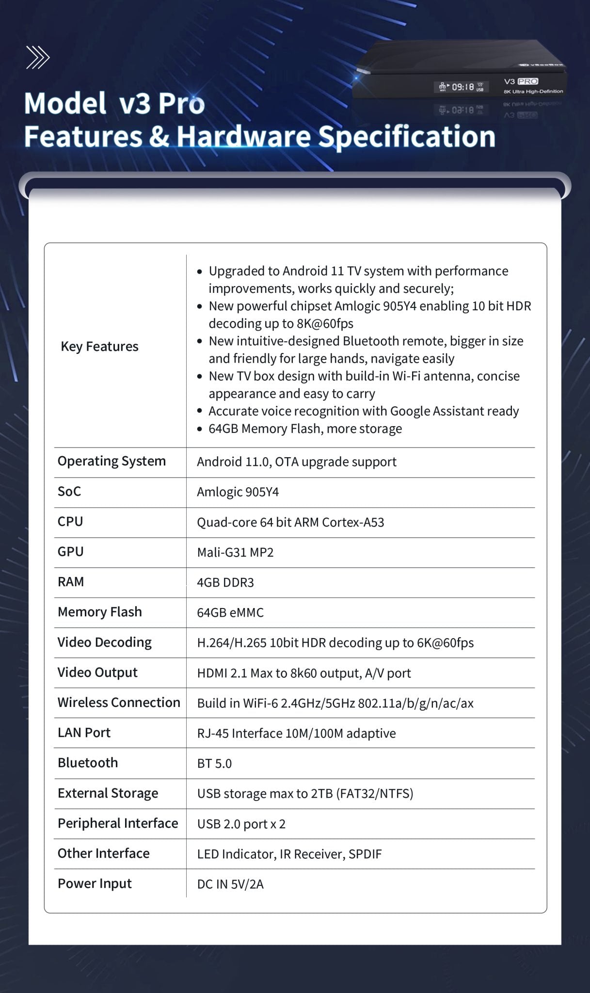 vSeeBox V3 Pro: 2023 Newest Model